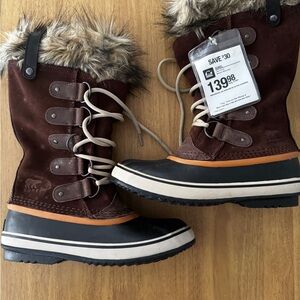 Sorel Brown and Black Winter Boots